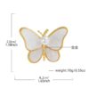 O1CN01H4LHbG1e3K463AC4o_!!2207904953815-0-cib Golden Pearl Butterfly Brooch
