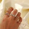 O1CN01VDhDSk1VWmfuYx90g_!!2212948222661-0-cib Luxury Brass Cubic Zirconia Ring ✨