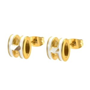 O1CN01sMrb702E0sB9p0QzK_!!2216487428683-0-cib(1) H Letter Hollow Sun-Inspired Stainless Steel Earrings