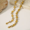 O1CN01vDyyuk2D0aJfwn2U2_!!2213350918547-0-cib Golden Fleur Clover Bracelet
