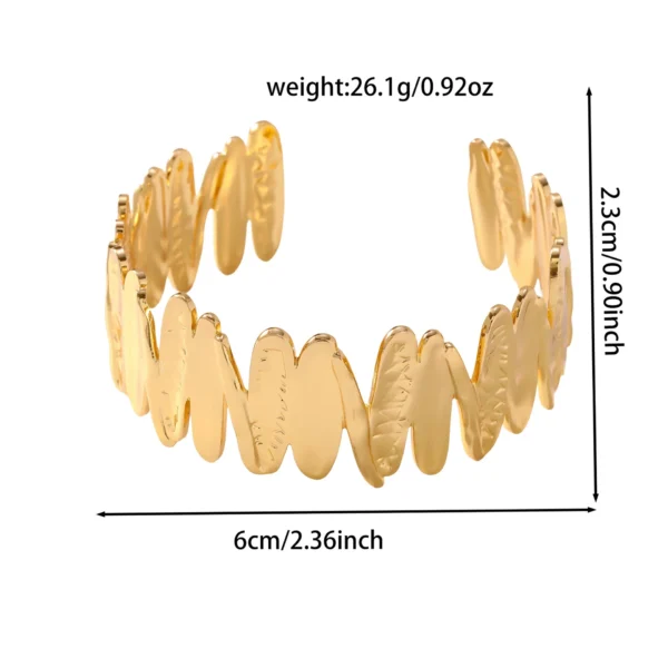 O1CN01x0qc791IKnf8ZOaPO_!!2221176360875-0-cib.jpg_ Modern Irregular Open Bangle Bracelet – Adjustable Fit