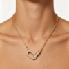 Sparkling Eternal Link Necklace