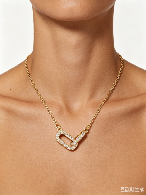 Sparkling Eternal Link Necklace