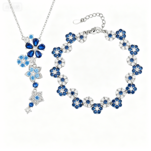 Azure Blossom Jewelry Set ⭐