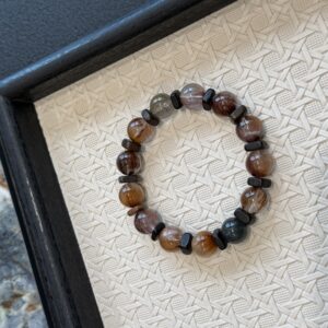 10 Natural Multicolor Rutilated Quartz Bracelet