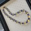 14 Natural Amethyst & Citrine Bracelet and Necklace Set