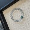 16 Clear Quartz & Green Fluorite Bracelet and Necklace Set