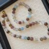 24 Natural Multicolor Crystal Bracelet & Necklace Set