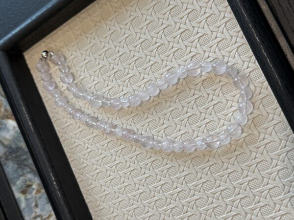 25 Rose Quartz Necklace