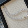 34 Rose Quartz Bracelet Necklace Set