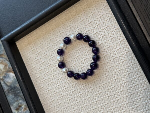 36 Amethyst Bracelet Necklace Set