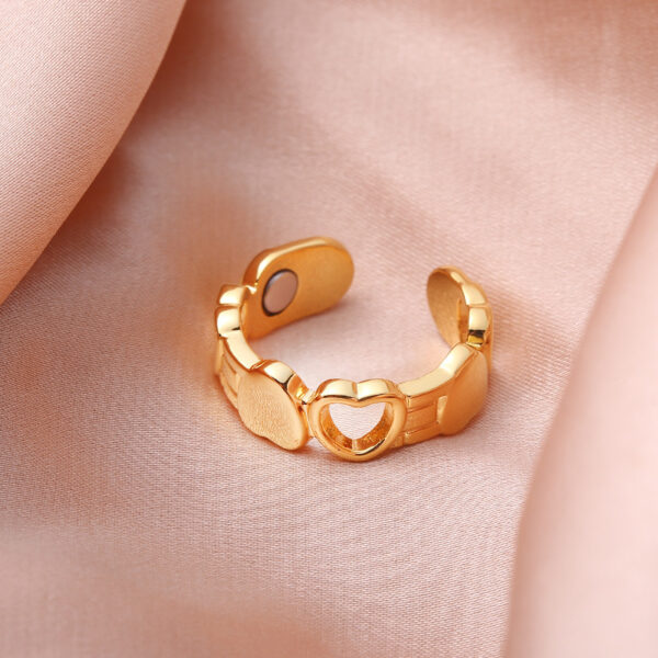O1CN011TIuHJ1cOjQ6DPDDu_!!2219842093591-0-cib Vintage Asymmetrical Heart Open Ring – Unisex Adjustable Ring