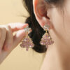 O1CN013IA5Ne1FlPjs2olx4_!!2215893600527-0-cib Christmas Earrings for Women, Santa Claus Snowflake Christmas Tree Stud Earrings, Cute Holiday Jewelry Gift