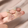 O1CN014AABxR1FlPjpz115e_!!2215893600527-0-cib Christmas Earrings for Women, Santa Claus Snowflake Christmas Tree Stud Earrings, Cute Holiday Jewelry Gift