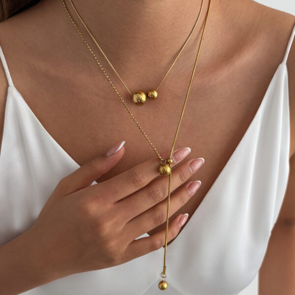 O1CN017ABYhI1E978Mr0MiZ_!!988240308-0-cib Geometric Adjustable Ball Pendant Necklace
