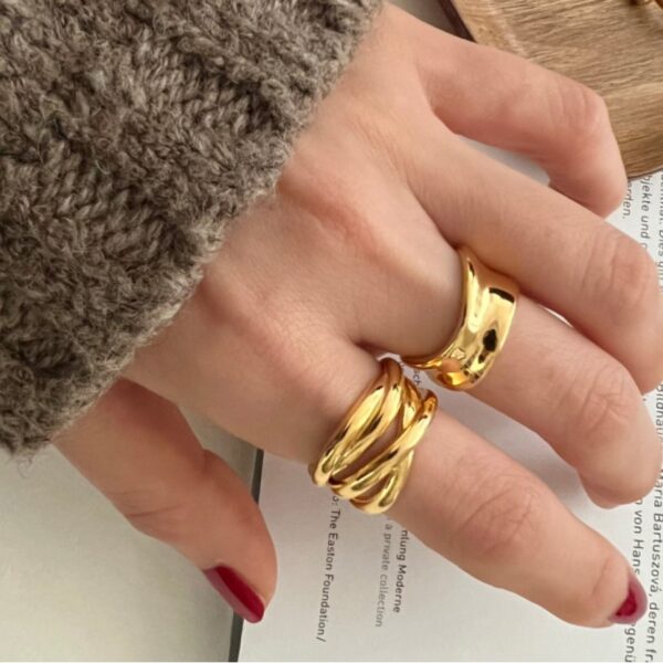 O1CN019SkGAn279qZxRaMC2_!!2220698687755-0-cib Eternal Twist Duo Ring