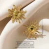 O1CN01Of3oqL1MOF3xete0B_!!2215829241424-0-cib.jpg_ Vintage Sun Turbine Stainless Steel Earrings, Shiny Sunflower Stud Earrings for Women