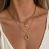 O1CN01qliI0B25WAi1mONUm_!!2222347247533-0-cib Double Heart Layered Titanium Steel Necklace