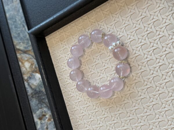 61 Natural Rose Quartz Bracelet