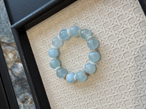 64 Natural Aquamarine Bracelet