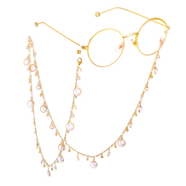 7 Luxury Crystal Glasses Chain | Sparkling Eyewear Necklace for Women