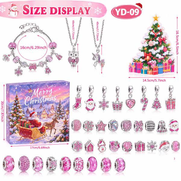 YD-09-1 Christmas DIY Bracelet Making Kit